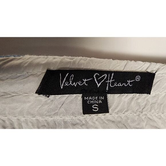 Velvet Heart-Venice Multicolor Lavender Stripe Halter Dress Size Small - Picture 8 of 8